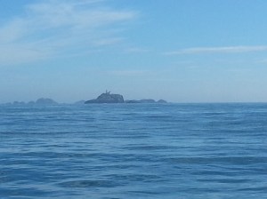 Passing South Bishops Lighthouse